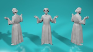 Arabs - Young man standing - various scales