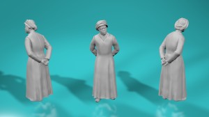 Arabs - Young man talking - various scales