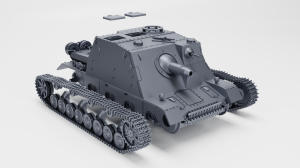 Sturmpanzer IV Brummbar - late - open hatch - 1:72