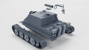 Sturmtiger - 38 cm RW61 auf Sturmmorser Tiger - wczesny - otwarty właz - 1:72