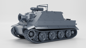 Sturmtiger - 38 cm RW61 auf Sturmmorser Tiger - zamknięty właz - 1:72