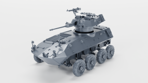 Kołowy bojowy wóz piechoty LAV-25 - otwarte włazy - 1:72