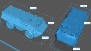 Kołowy transporter opancerzony VAB 4x4 - bez ekwipunku - otwarte włazy - 1:72