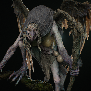 Mantita Pereira - Brazilian folklore witch - różne skale