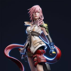 Lightning - model 2 - Final Fantasy XIII - various scales