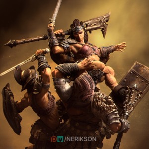 Rieka - the Gladiator - Diorama - various scales