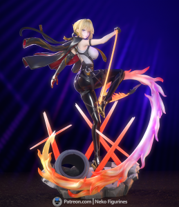Evelyn - Zenless Zone Zero - various scales