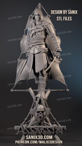 Edward Kenway model 2 - Assasin's Creed Black Flag - various scales