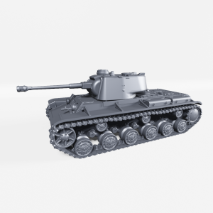 Panzer KV-1B 756(r) - KV-1 with 7.5cm KwK 40 gun - closed hatch - 1:72