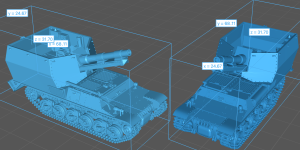 Lorraine Schlepper z 15cm sFH 13 - combat - no equipment hull - 1:72