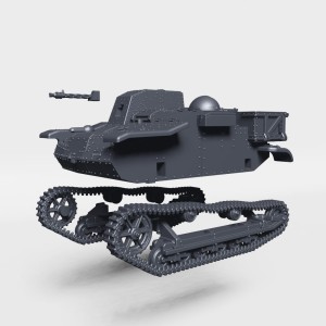 Gepanzerte MG Trager on Renault UE(f) - open hatch - 1:72