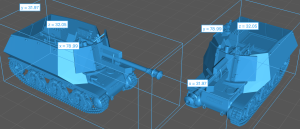 GW Hotchkiss H39 F with 10.5cm leFH 18 - no equipment on hull - 1:72