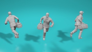 Paramedic running - various scales