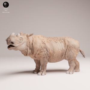 Sumatran Rhino - Male standing - 1 piece - 1:48