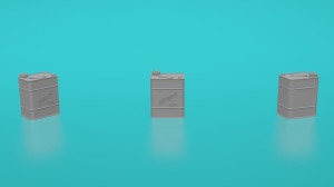 German oil/fuel 5l cans - 1936 Jurgens - 4 pieces - 1:72