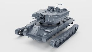 Samobieżne działo p.plot ZSU-23-4 Szyłka - otwarty właz - 1:72