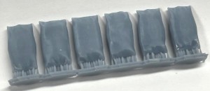 Worki z piaskiem - płaskie - 6 sztuk - 1:35