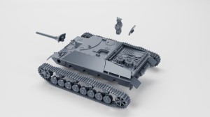 Jagdpanzer IV (Sd.Kfz.162) - otwarty właz - 1:72