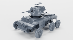 Armoured car M5/T17 Deerhound - open hatches - 1:72