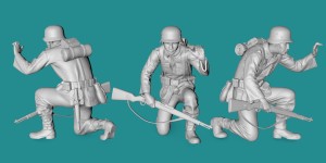 German WWII soldier - hiding