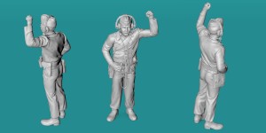 German WWII tank crew - giving the orders