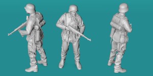 German WWII soldier - standing