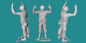 US WWII soldier - surrender