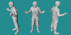 US WWII tank crew - talking - variant 1