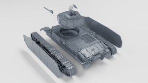 Medium tank 40.M Turan I (40mm) - with shields - open hatch - various scales