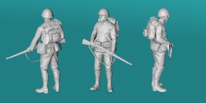 Japanese WWII soldier - standing