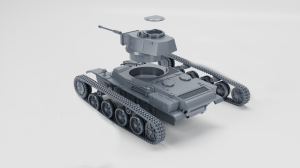 Light tank 43M Toldi III (C40) - no shields - open hatch - various scales