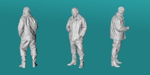 Russian tank crew - standing