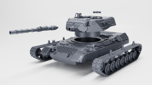 Leopard 1A4 - open hatch - various scales