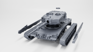 Leopard 2A1 - open hatch - various scales