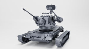 Flakpanzer Gepard SPAAG - open hatch - various scales