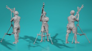 Indian soldier - pose no 1 - various scales