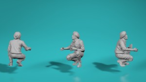 Indian soldier - pose no 2 - various scales