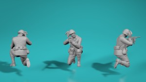 Italian soldier - pose no 1 - various scales