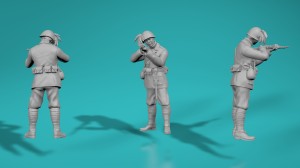 Italian soldier - pose no 2 - various scales