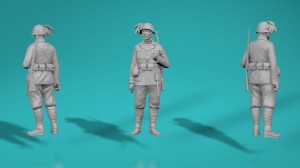 Italian soldier - pose no 4 - various scales