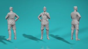 Italian soldier - pose no 5 - various scales