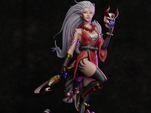 Blood Moon Diana - LoL - various scales