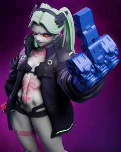 Rebecca Smasher version 2 - Cyberpunk: Edgerunners - various scales