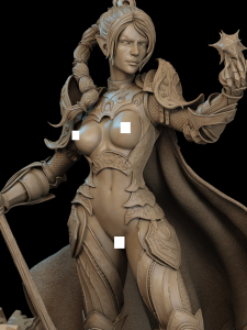 Shadowheart version 2 - NSFW - Baldur's Gate 3 - various scales
