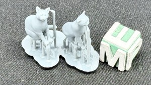 Koty rasowe - burmski - 2 różne sztuki - 1:35