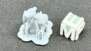 Cats breeds - Manx - 2 various pieces - 1:35