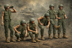 Vietnam War - US tank crew - set of 6 figures - various scales