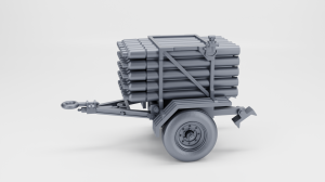 Land Mattress multiple rocket launcher - transport position - various scales