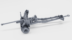 AT gun Qrdance QF 6-pounder - transport position - various scales