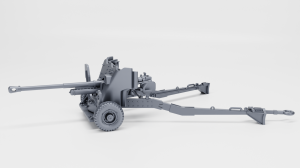 AT gun Qrdance QF 6-pounder - combat position - various scales
